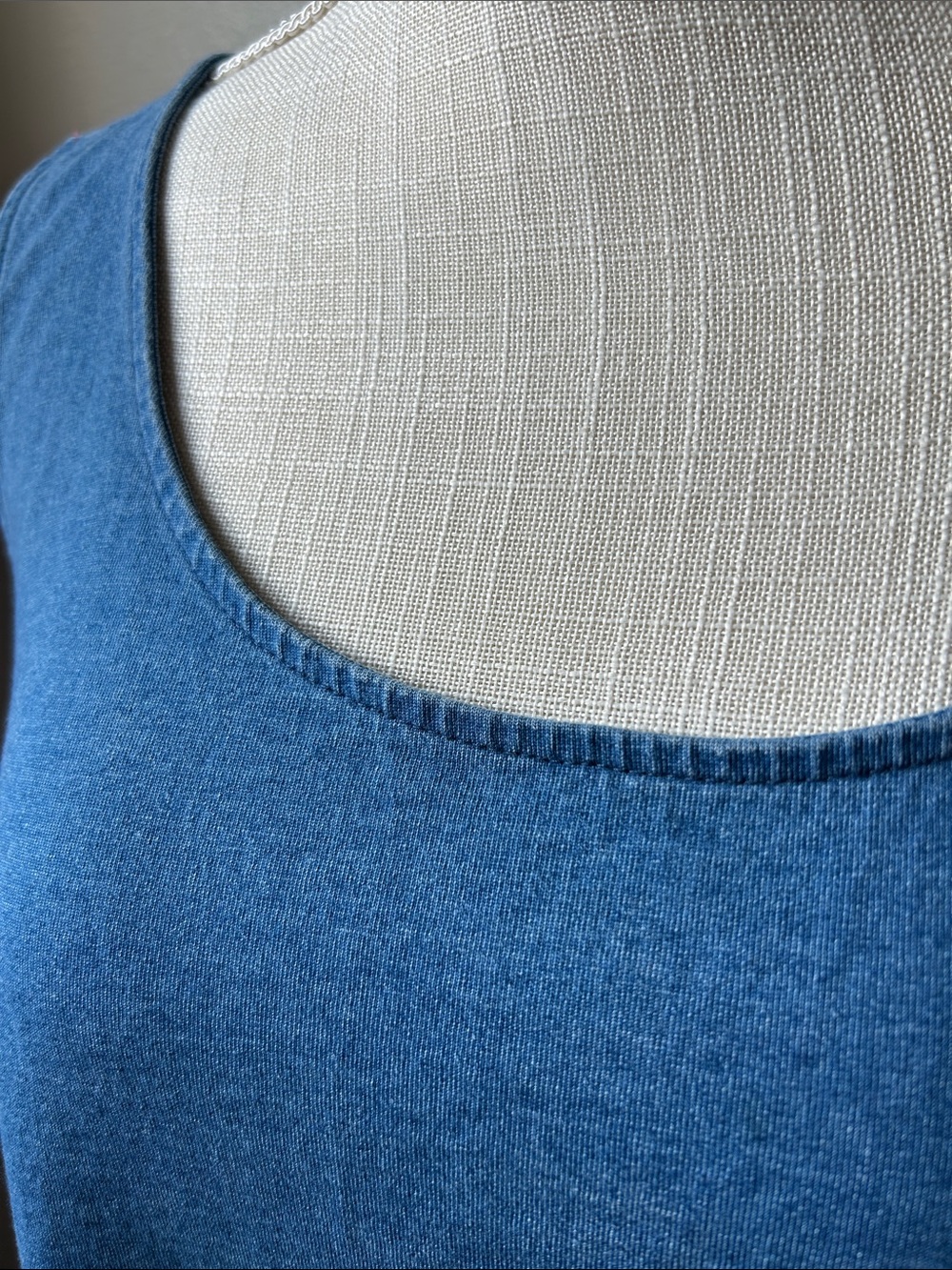 J. Jill Pure Jill Indigo Maxi Dress Chambray Blue - Picture 4 of 7